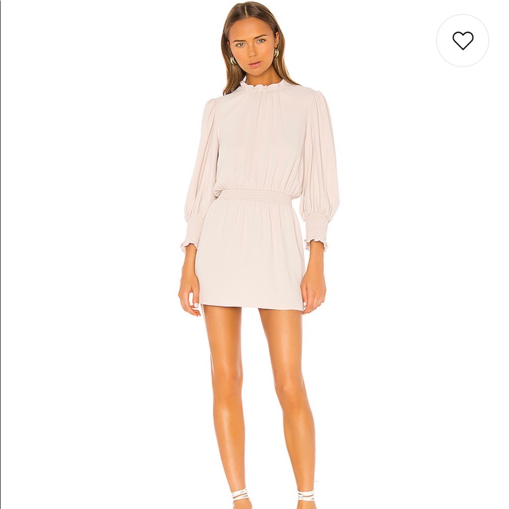 Amanda Uprichard Cream Mini Dress